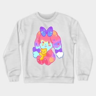 baby girl bunny cute bunny lovers Crewneck Sweatshirt